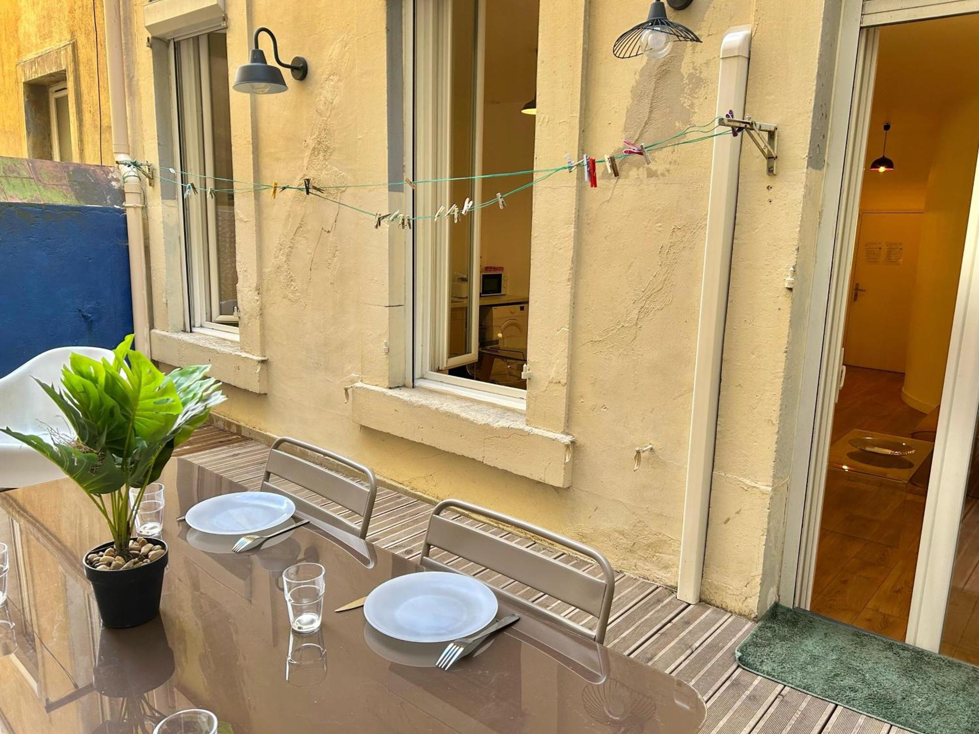 Chez Marie Et Romain- Appartement De Charme Au Coeur De La Joliette Proche Panier Centre Ville Marseilles Exterior foto